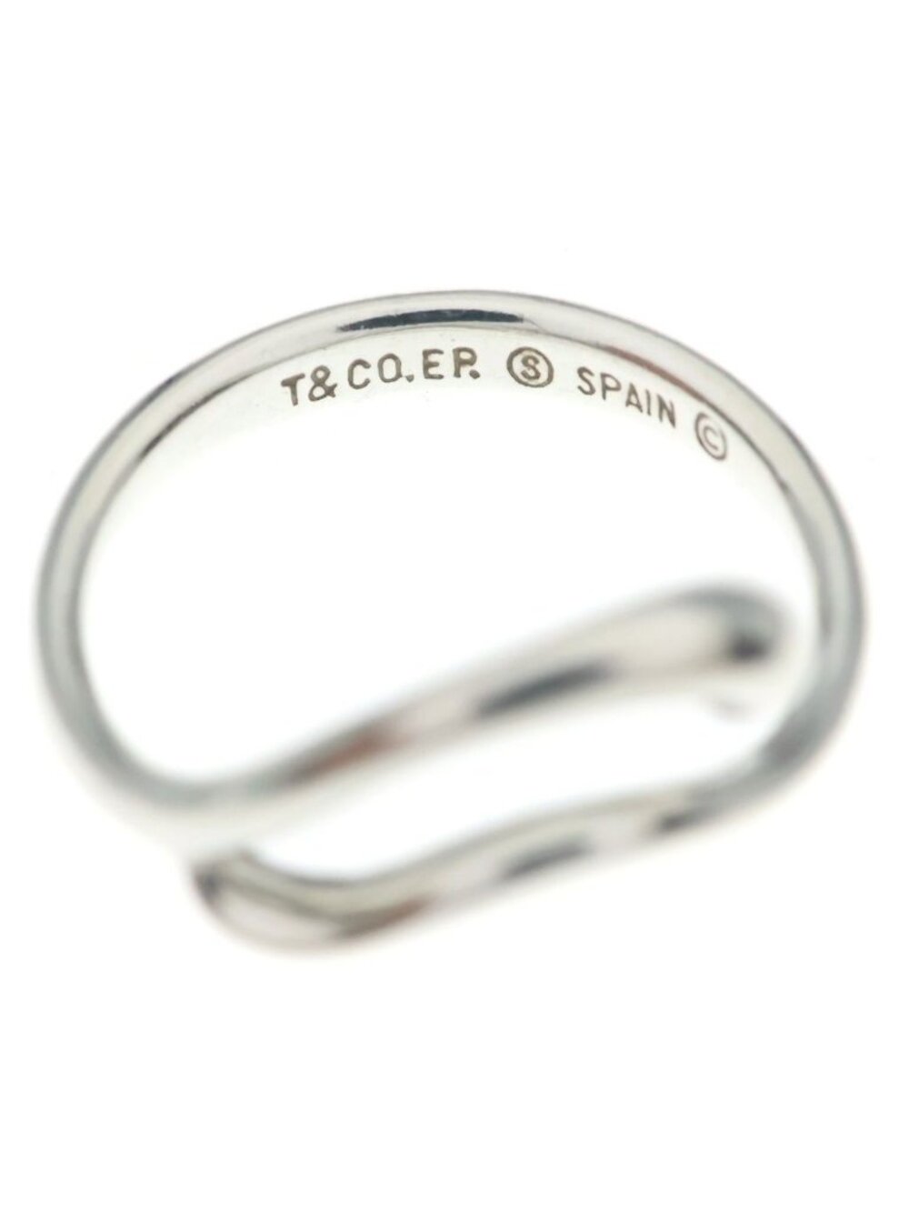 Tiffany & Co Elsa Peretti Teardrop Ring Silver - Picture 5 of 8